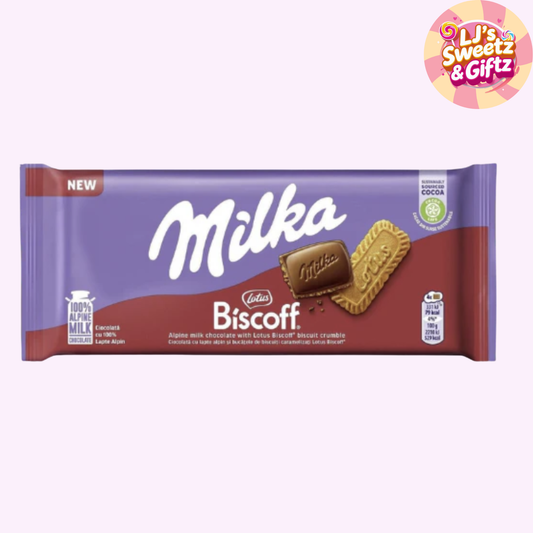 Milka Biscoff Chocolate Bar