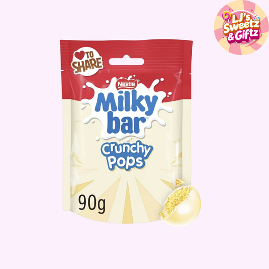 Milkybar Crunchy Pops White Chocolate Sharing Bag 90g