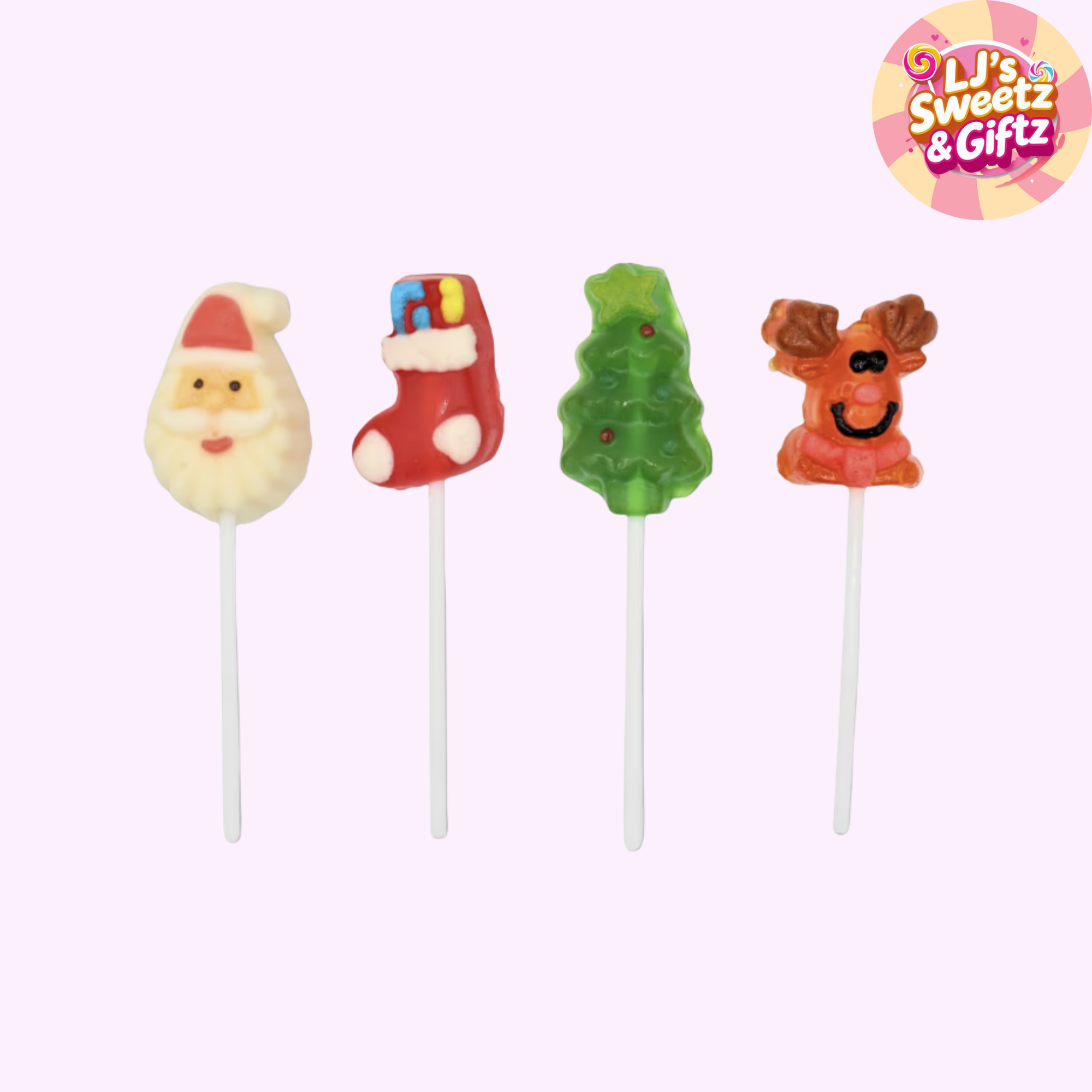 Candy Realms Festive Gummy Pops 1 Piece