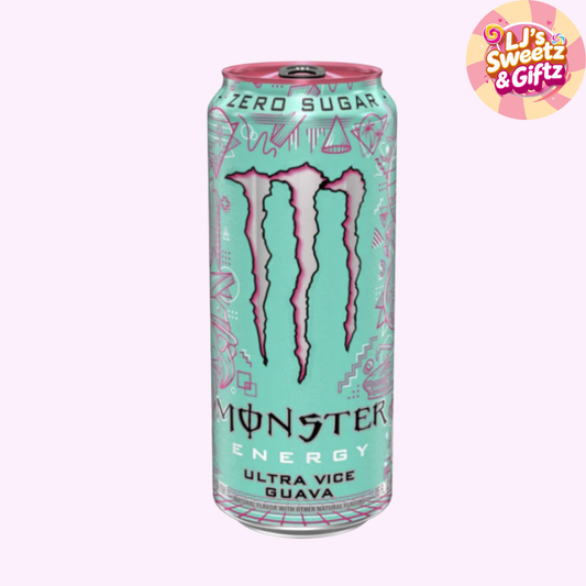 Monster Energy Drink Ultra Vice Guava Zero Sugar Canadian