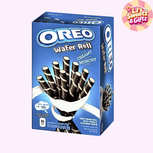 Oreo Vanilla Cream Filled Wafer Rolls