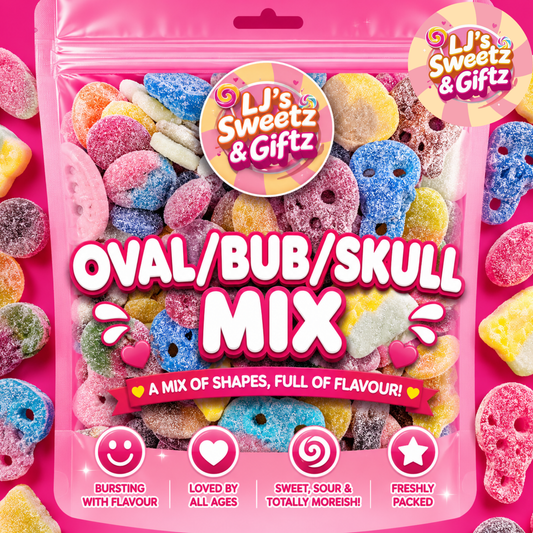 Oval/Bub/Skull MIx