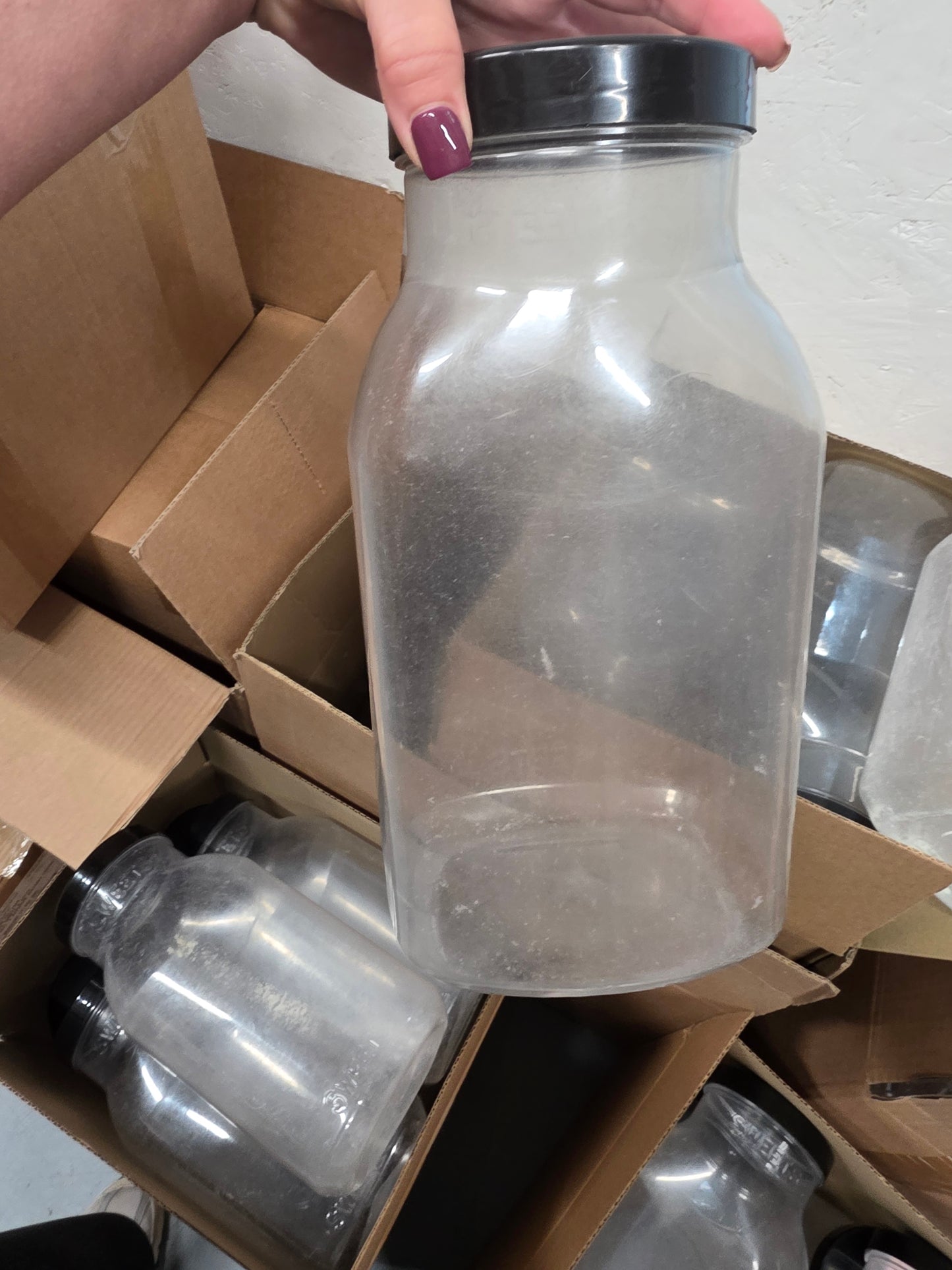 Empty used 3kg Jar