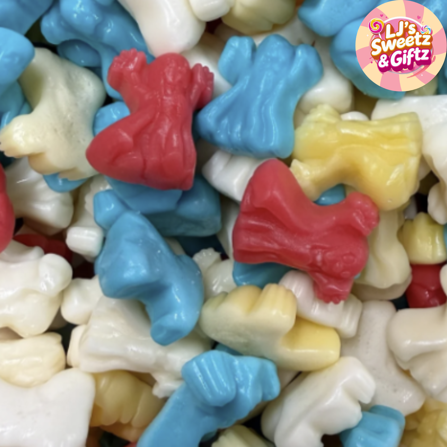 Strawberry & Cream Ghosts 300g