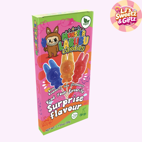Monster Labubu Surprise Flavour Lollipop 30g