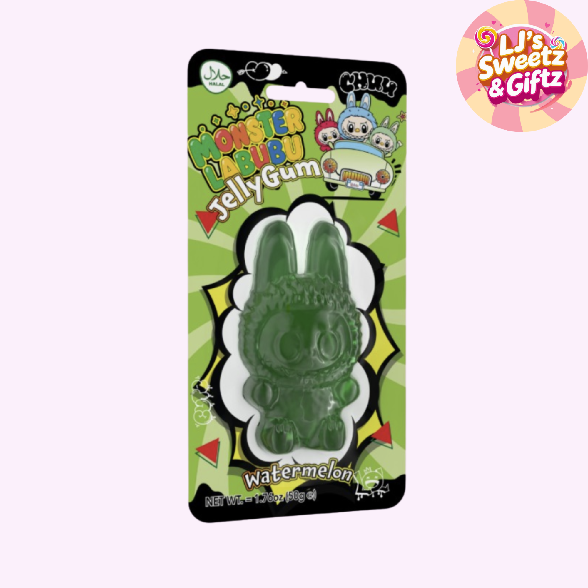 Monster Labubu Watermelon Jelly Gum